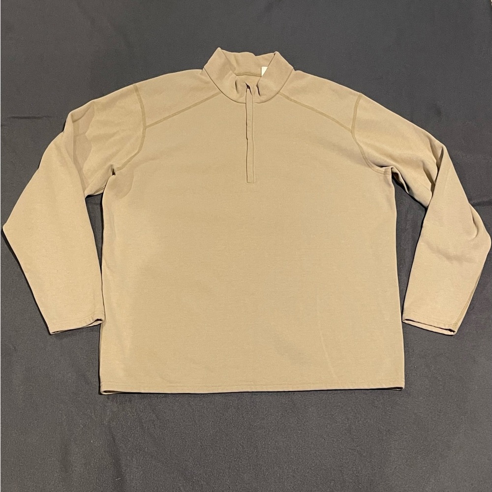 Drifire‎ 1/4 zip flame resistant sweatshirt NWOT tan